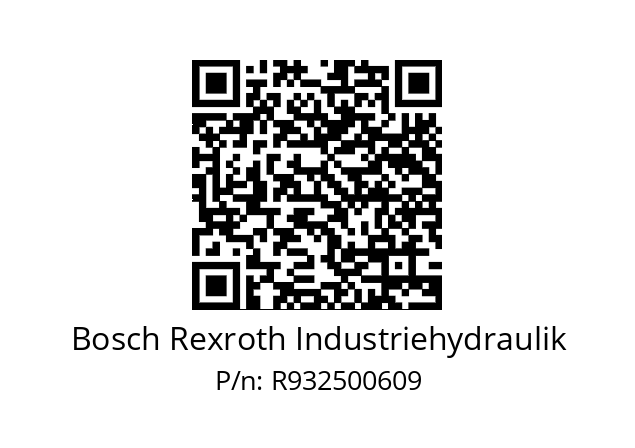   Bosch Rexroth Industriehydraulik R932500609