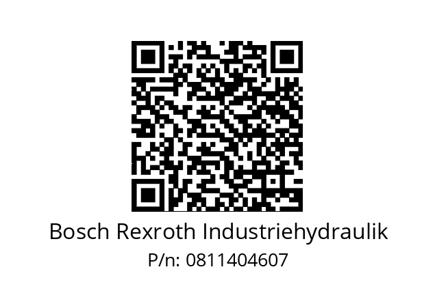   Bosch Rexroth Industriehydraulik 0811404607