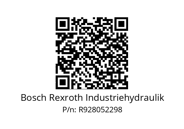  FCU 1000 Bosch Rexroth Industriehydraulik R928052298