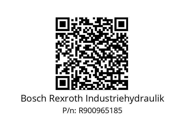   Bosch Rexroth Industriehydraulik R900965185