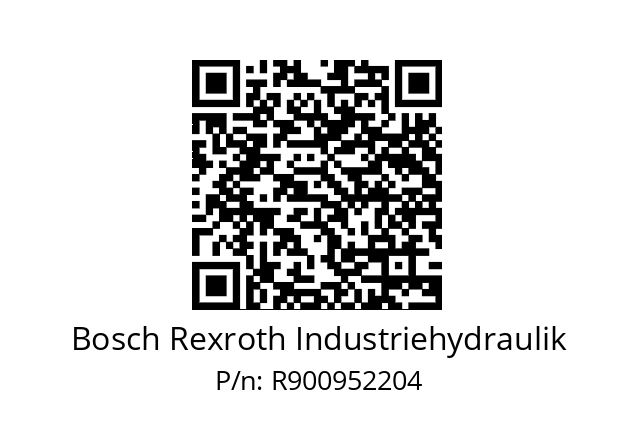   Bosch Rexroth Industriehydraulik R900952204