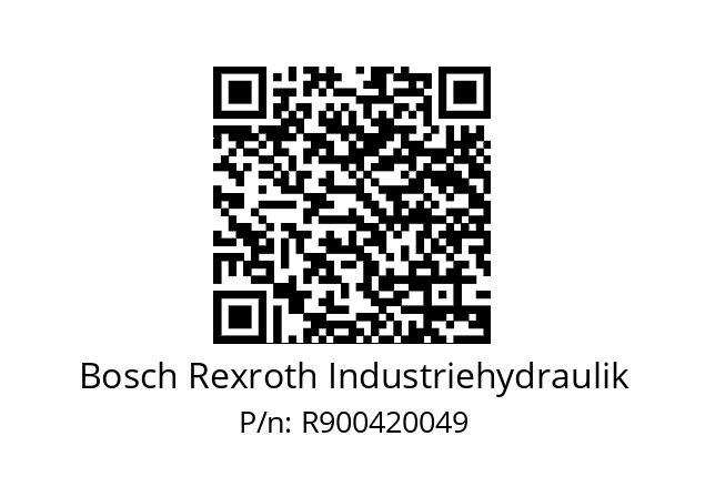   Bosch Rexroth Industriehydraulik R900420049