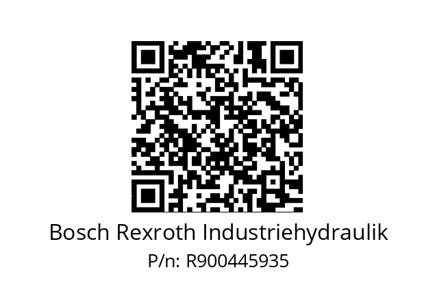   Bosch Rexroth Industriehydraulik R900445935