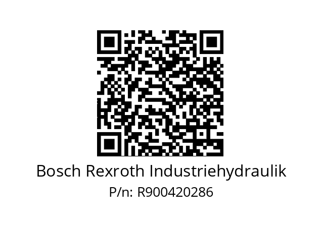   Bosch Rexroth Industriehydraulik R900420286