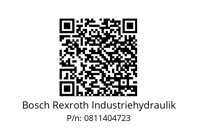   Bosch Rexroth Industriehydraulik 0811404723