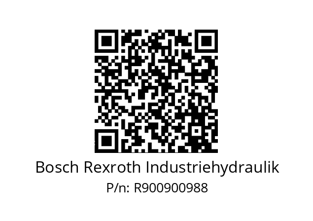   Bosch Rexroth Industriehydraulik R900900988