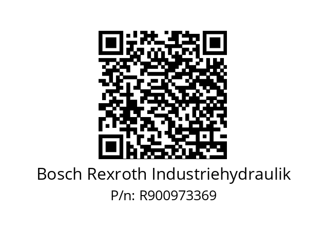   Bosch Rexroth Industriehydraulik R900973369