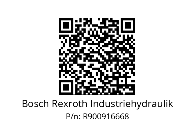   Bosch Rexroth Industriehydraulik R900916668