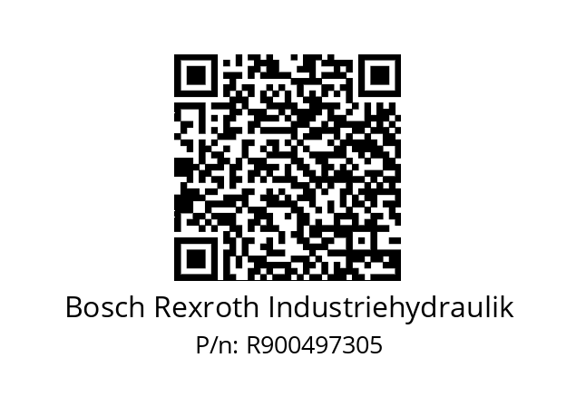   Bosch Rexroth Industriehydraulik R900497305