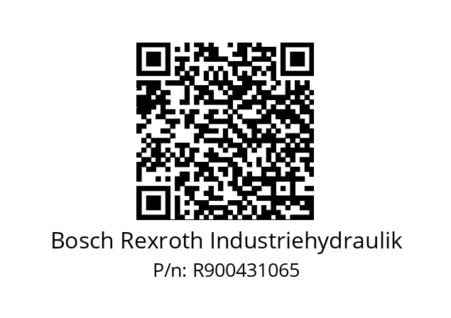   Bosch Rexroth Industriehydraulik R900431065