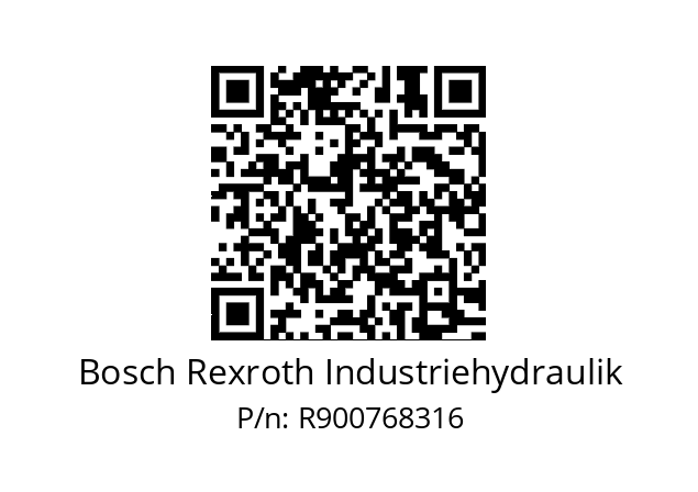   Bosch Rexroth Industriehydraulik R900768316