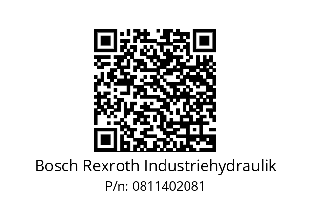   Bosch Rexroth Industriehydraulik 0811402081