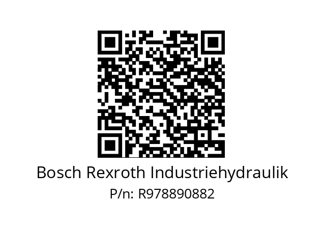   Bosch Rexroth Industriehydraulik R978890882