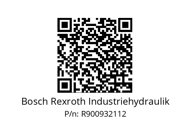   Bosch Rexroth Industriehydraulik R900932112