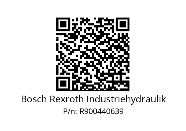   Bosch Rexroth Industriehydraulik R900440639