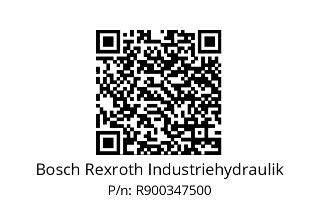   Bosch Rexroth Industriehydraulik R900347500