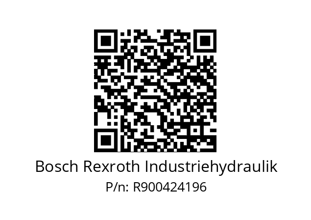   Bosch Rexroth Industriehydraulik R900424196