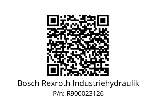   Bosch Rexroth Industriehydraulik R900023126