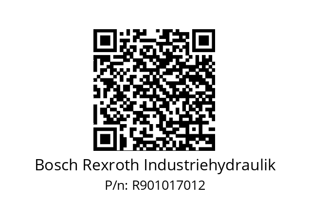   Bosch Rexroth Industriehydraulik R901017012