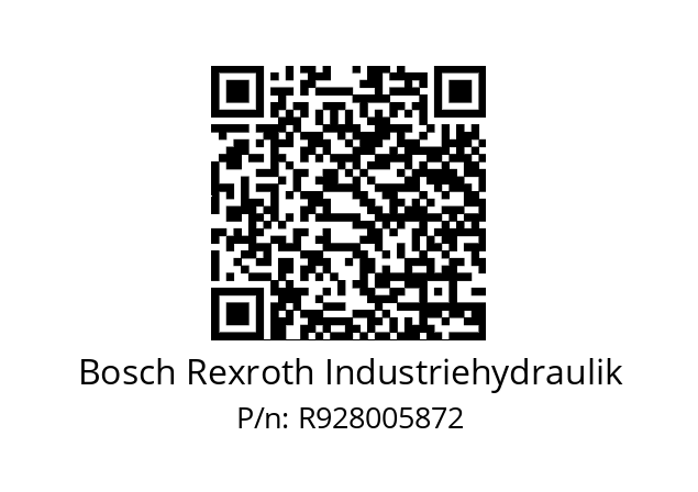   Bosch Rexroth Industriehydraulik R928005872