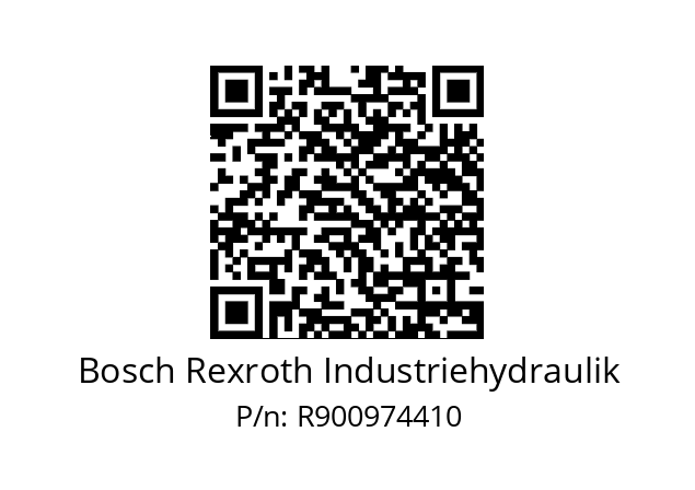   Bosch Rexroth Industriehydraulik R900974410