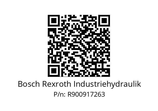   Bosch Rexroth Industriehydraulik R900917263