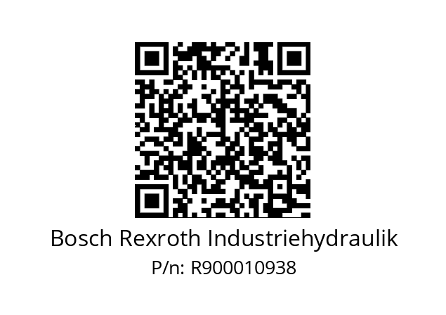   Bosch Rexroth Industriehydraulik R900010938