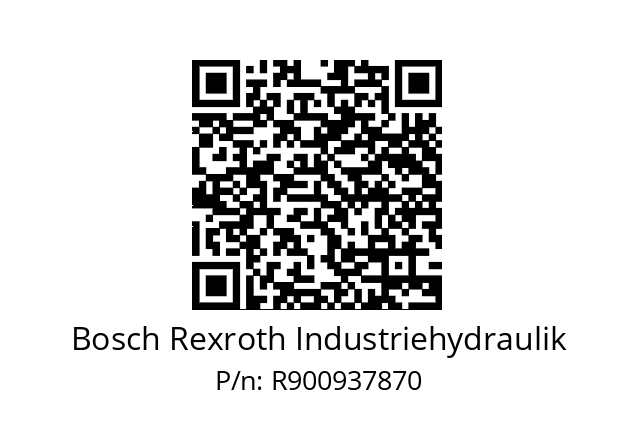   Bosch Rexroth Industriehydraulik R900937870