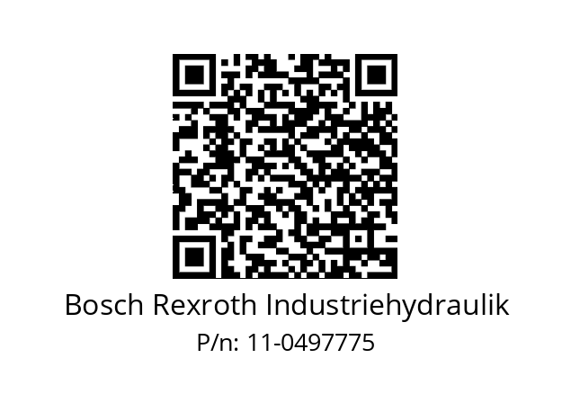   Bosch Rexroth Industriehydraulik 11-0497775