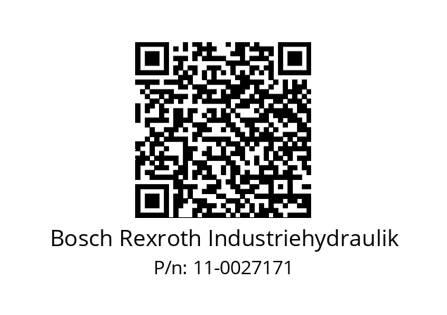   Bosch Rexroth Industriehydraulik 11-0027171