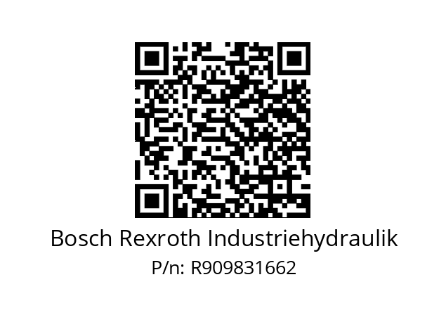   Bosch Rexroth Industriehydraulik R909831662