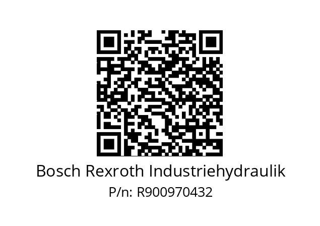   Bosch Rexroth Industriehydraulik R900970432