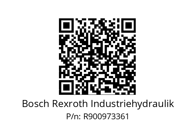   Bosch Rexroth Industriehydraulik R900973361