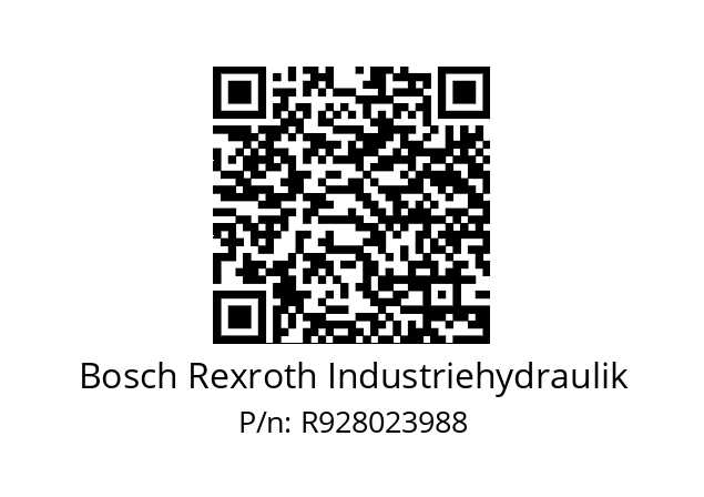   Bosch Rexroth Industriehydraulik R928023988