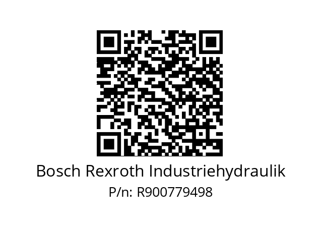   Bosch Rexroth Industriehydraulik R900779498