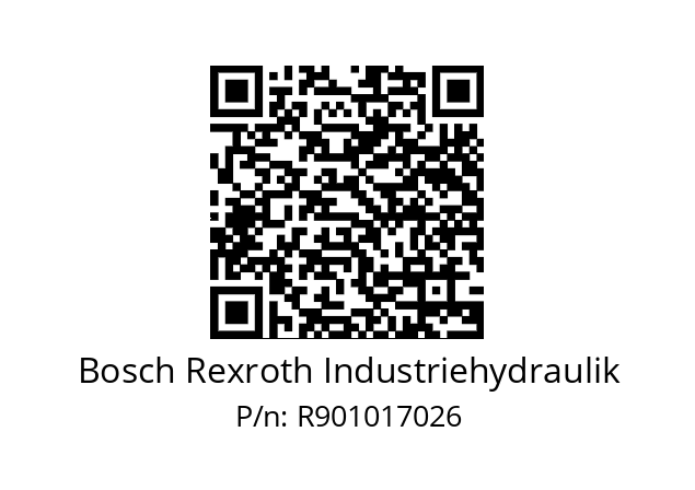   Bosch Rexroth Industriehydraulik R901017026