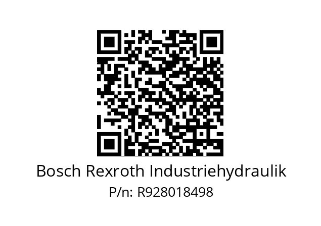   Bosch Rexroth Industriehydraulik R928018498