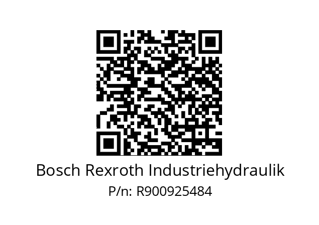   Bosch Rexroth Industriehydraulik R900925484