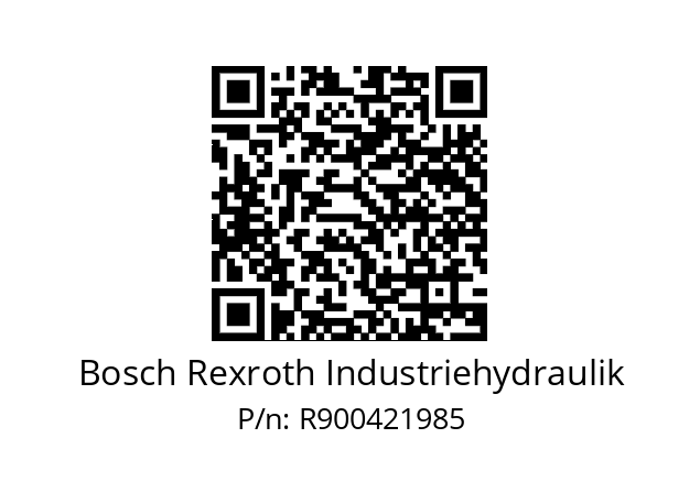   Bosch Rexroth Industriehydraulik R900421985