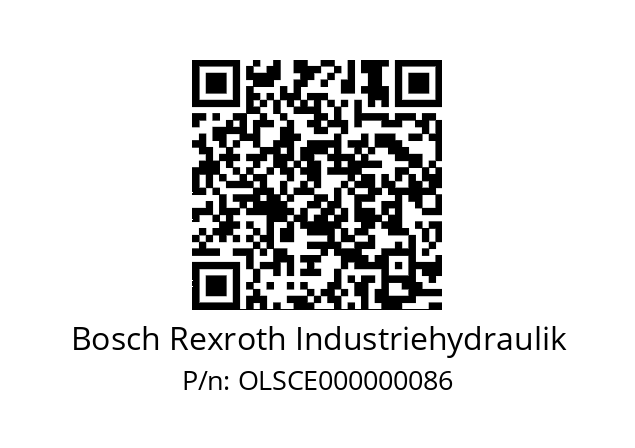   Bosch Rexroth Industriehydraulik OLSCE000000086