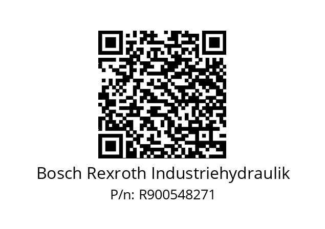   Bosch Rexroth Industriehydraulik R900548271