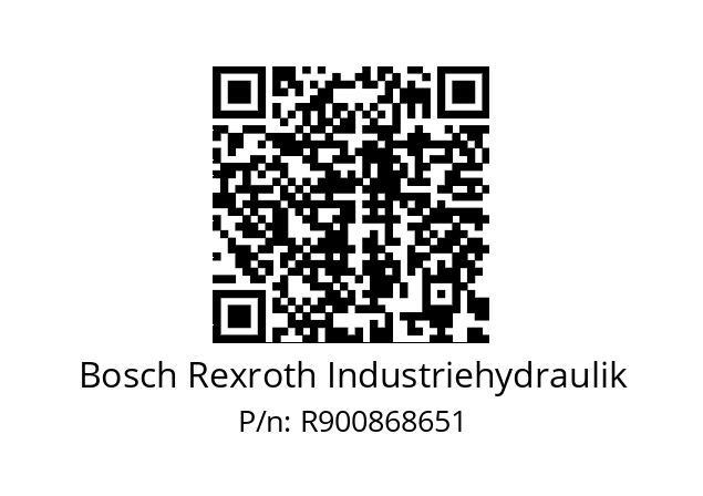   Bosch Rexroth Industriehydraulik R900868651