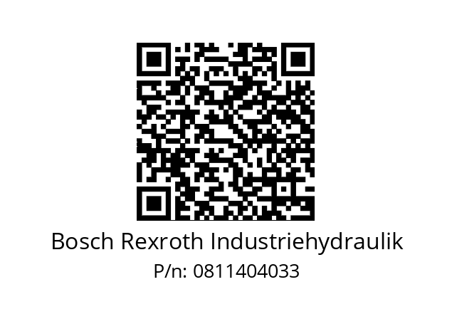   Bosch Rexroth Industriehydraulik 0811404033