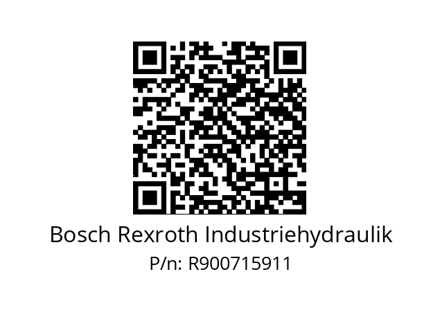   Bosch Rexroth Industriehydraulik R900715911