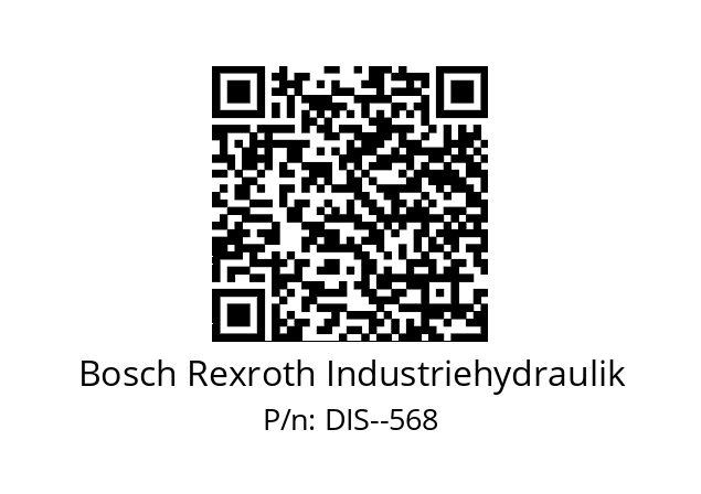   Bosch Rexroth Industriehydraulik DIS--568