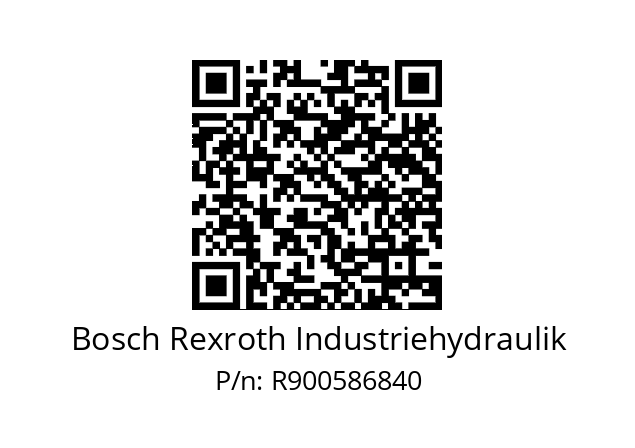   Bosch Rexroth Industriehydraulik R900586840