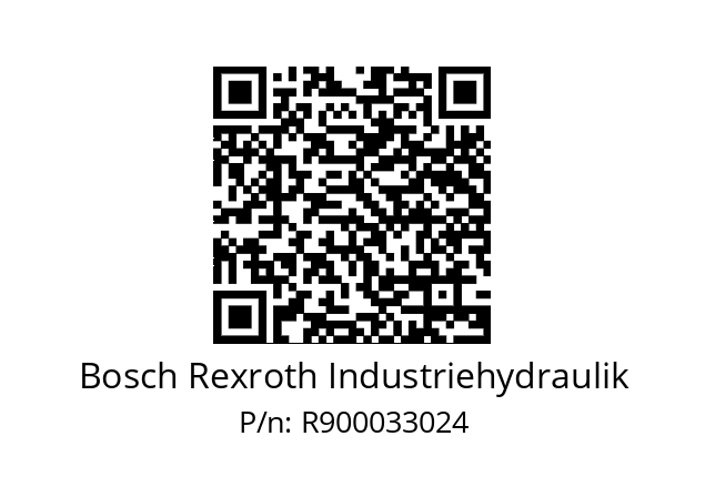   Bosch Rexroth Industriehydraulik R900033024