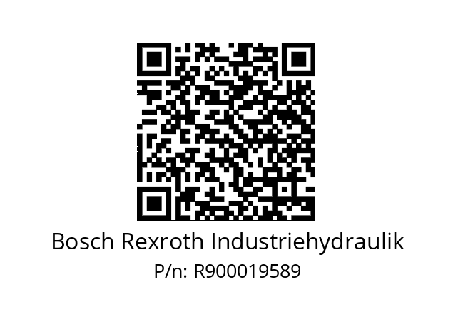   Bosch Rexroth Industriehydraulik R900019589