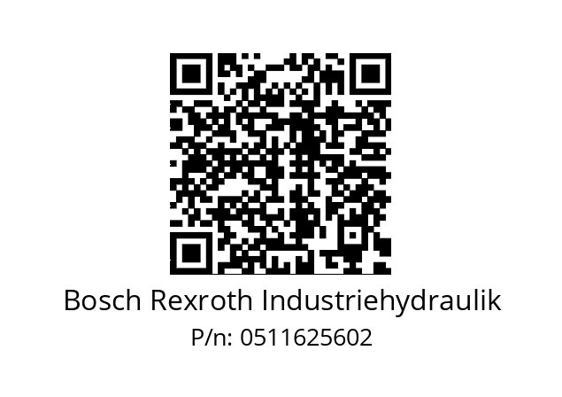   Bosch Rexroth Industriehydraulik 0511625602