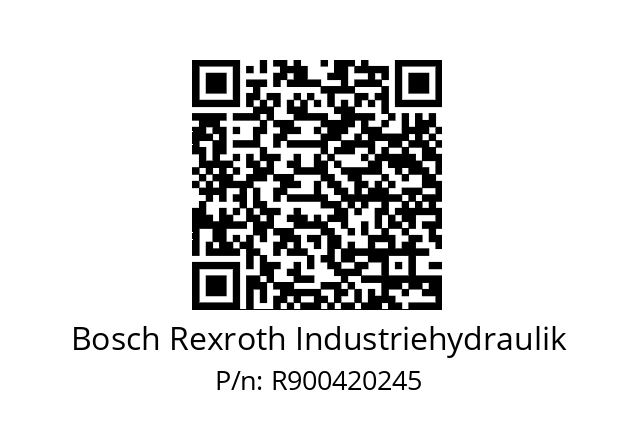   Bosch Rexroth Industriehydraulik R900420245